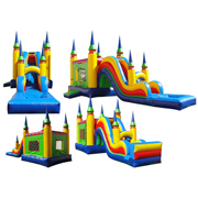 inflatable combo slide bouncer